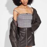 Wild Fable Women's Faux Leather Moto Mini Skirt -  Brown XXL NWT Photo 0