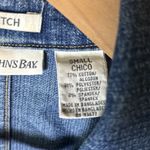 st. john's bay  Women's Denim Jacket Sz‎ S Blue Jean Stretch Button Up Tailored Photo 4