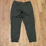 RSQ  Green Track Pants with Elastic Waistband and Cuffs Photo 1