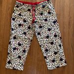 Disney Minnie Mouse Animal Print Pajama Pants Sleepwear Size Large 12-14 Photo 0