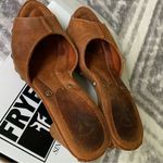 Frye  Tan Leather Women's Mules Photo 1