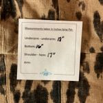 Banana Republic Factory Leopard Print Linen-Blend Cropped Bustier Top Size 10 Photo 5