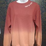 Lauren Daigle look Up Child Ombre Crewneck Sweatshirt Orange Photo 0