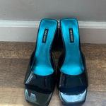 Nine West Womens Yougo Sandal Black Heels Photo 1