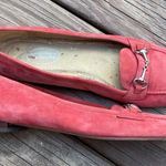 Talbots RARE Red Posh Suede Leather Flats, Loafers Made in Spain Size 8.5 Narrow Photo 10