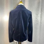 Ralph Lauren Lauren  Navy Velvet Double Breasted Peacoat Jacket Size 10 Photo 5