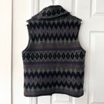 Lauren Ralph Lauren Purple Grey Fair Isle Lambswool Button Sweater Vest Large Photo 7