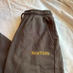 Straight Leg Grey New York Sweatpants Gray Photo 1