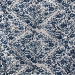 Miss Me  Floral Ruffle Cap‎ Sleeve Smocked Blouse Top Blue White Size Small Photo 5