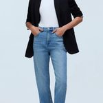 Madewell  Supima Rib Tee Cap Sleeve Crew Neck White XS NWT Photo 1