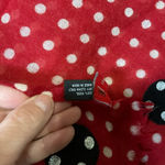 Amet & Ladoue 100% Wool Lightweight Scarf Red White Polka Dot Black 68"X27" Red Photo 3