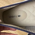 Birdies  Blackbird Eggshell Washable Navy Knit Point Toe Slip Flats Shoes Sz 8.5 Photo 3