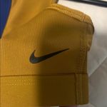 Nike  Mustard Racerback Sports Bra with Stripe Detail Photo 1