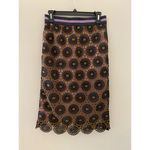 Current Air  Loire Lace Pencil Skirt Crochet Olive Green Navy Purple Lavender S Photo 4