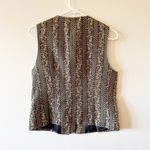 Talbots Vtg 90s Petites 6 Tapestry Floral Vest Brocade Cottagecore Dark Academia Photo 1