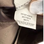 Pendleton  Button Front Shirt Jacket Long Sleeve Twill Cotton Brown Size Medium Photo 4