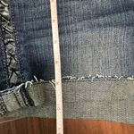 American Eagle  Denim Leather Detail Shorts Photo 7