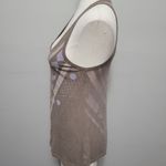 American Eagle  pale brown burnout graphic racerback tank size small Photo 3