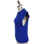 Vtg 80s 90s Y2K Spice of Life Royal Blue Boucle Sleeveless Sweater Vest Women M Size M Photo 1