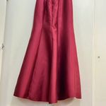 Alfred Sung  D761 V-Neck Halter Satin Trumpet Gown Photo 7