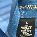 Say What? Say What Blue Top with Chain Straps‎ Photo 5