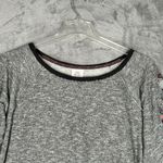 Knox Rose Shirt Women XXL Gray Multi Floral Embroidered Sweatshirt Boho Bohemian Photo 3