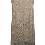 Ryu  CottageCore Sleeveless Beige Lace Overlay Button Front Dress Beach Boho Sz S Photo 0