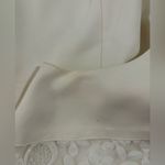 Antonio Melani  Ivory and White Floral Lace Structured Sheath Dress 10 Photo 9