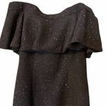 Eliza J Glitter Knit Off The Shoulder Dress Size 8 Party Sparkle New Yeara Photo 2