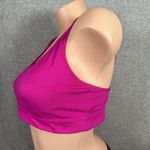 Victoria's Secret Victoria Sport Large Sports Bra Womens Pink Criss Cross Straps Stretch Scoop Photo 2