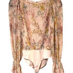 Tularosa Revolve Floral Fairy Bodysuit Sz S Cottagecore Boho Romantic Whimsical Photo 0