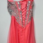 JJ's House JJ’s House Beaded Strapless Prom Dress‎ Photo 4