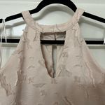 Gianni Bini GB  Textured Sleeveless Swing Dress Size M Blush Pink Photo 2