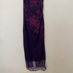 House Of CB S D-DD Aiza' Grape Floral Print Maxi Dress purple NWOT Photo 3