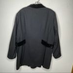 Vintage‎ Diana Marco Coat Black Size XL Photo 3