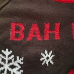 Well Worn Bah Humpug Holiday Ugly Christmas Sweater Dog Pug Tacky Party Photo 4