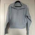 Old Navy  Women's Light Blue Quarter-Zip Sweatshirt Photo 0