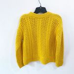 Madewell  Windemere Pointelle Mustard Crewneck Pullover Sweater Size XXS Photo 2