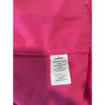 Lulus Dress Hot Pink Peak Party V Neck Layered Bow Tie Midi Barbiecore Large Photo 10