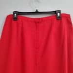 Emily Vintage Red Straight Pencil Skirt Career Suit 14 Photo 10