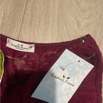 Burgundy Lace Tube Top Red Size M Photo 1