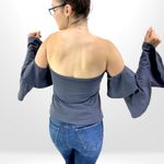 Susana Monaco Off The Shoulder Ruffle Sleeve Top New With Tags Photo 5