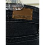 Judy Blue Judy‎ Blue skinny fit jeans 11/30 Black with Buffalo Plaid Distressed Patches Photo 3