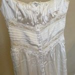 House Of CB  'Illiana' Ivory Real‎ Silk Maxi Dress NWOT size L Photo 7