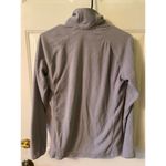 Columbia Womens  grey soft fleece half zip hoodie size Large Photo 1