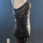 Twenty One Glitter Dress size large Spaghetti Strap Bodycon Cocktail Mini Dress Photo 3