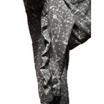 Lululemon Leggings Ruched Geometric Print Athletic Yoga Pants Gym Black Size 2 Photo 2