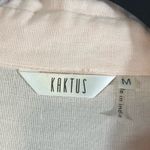 Kaktus Pale Pink‎ Linen Blend Button Front Dress Size Medium Pink Photo 7