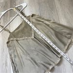 Moona Star Tank Top silk floral lace trim womens Green (one size) handmade chic Size undefined Photo 2