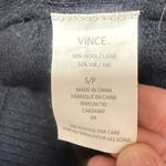 Vince  Oversized Wool Yak Blend Snap-Detail Twill Turtleneck Sweater-Size: Small Photo 6